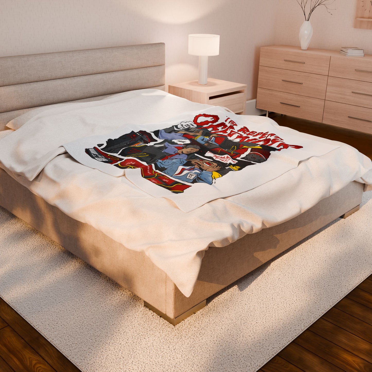 The Repeat Offender Velveteen Plush Blanket