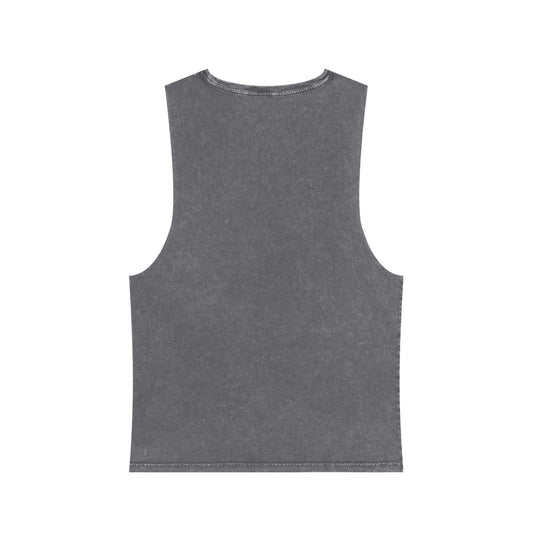 Byte Me Logo, Unisex Stonewash Tank Top