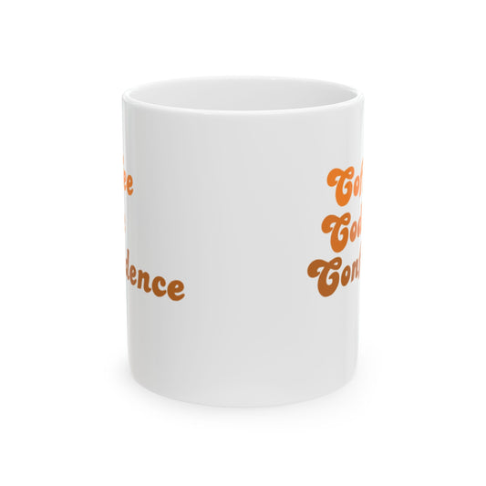 Coffee Code Confidence Ceramic Mug