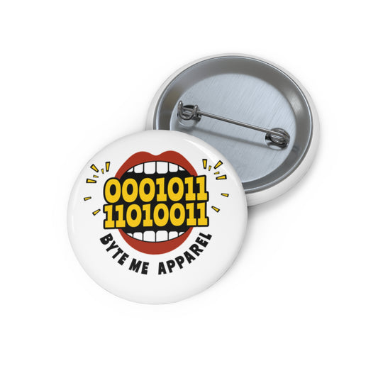Byte Me Logo Pin