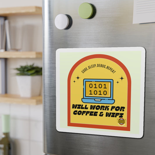 The Programmer Die-Cut Magnet