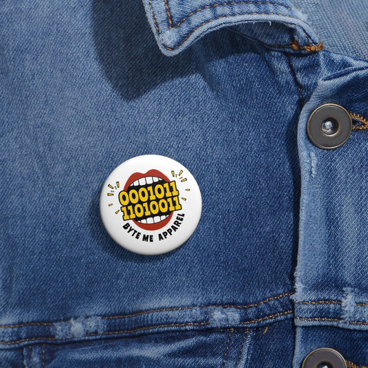 Byte Me Logo Pin