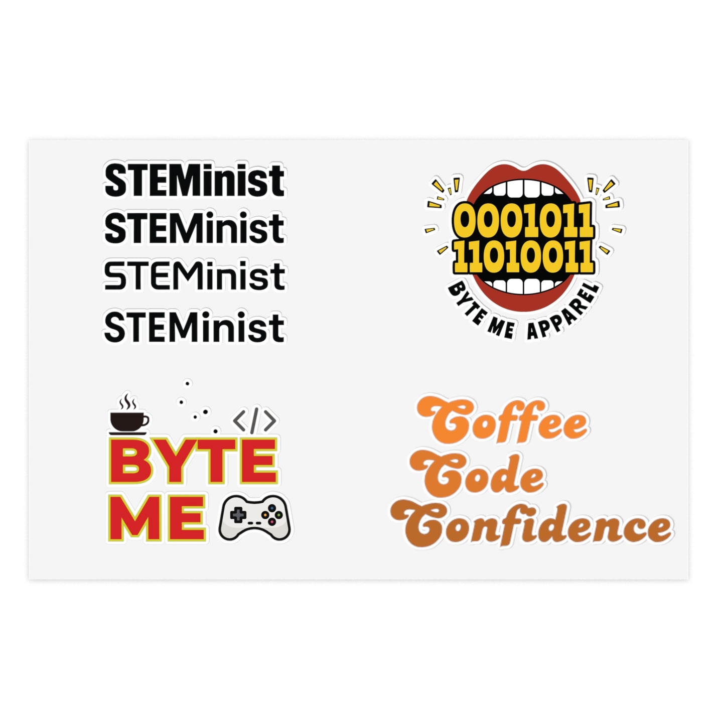 Sticker Sheets | Empowering Stickers for Tech Lovers
