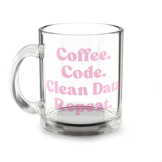 Coffee Code Glass Mug - (10oz)