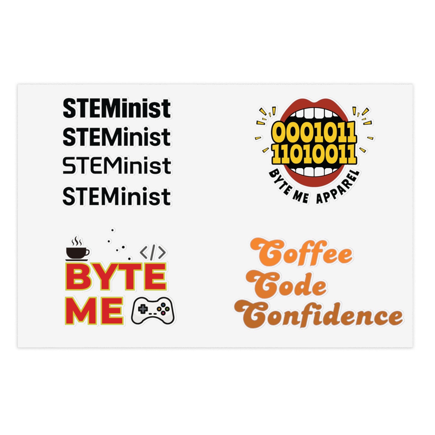 Sticker Sheets | Empowering Stickers for Tech Lovers