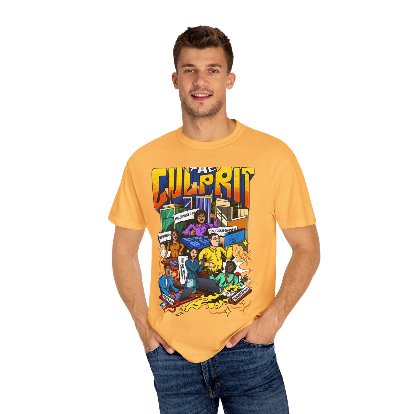 'The Culprit'  Unisex T-Shirt, Casual Wear, Gift for Tech Lovers, Retro Style