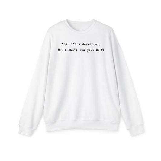 Developer Quote Sweatshirt Unisex Sweatshirt