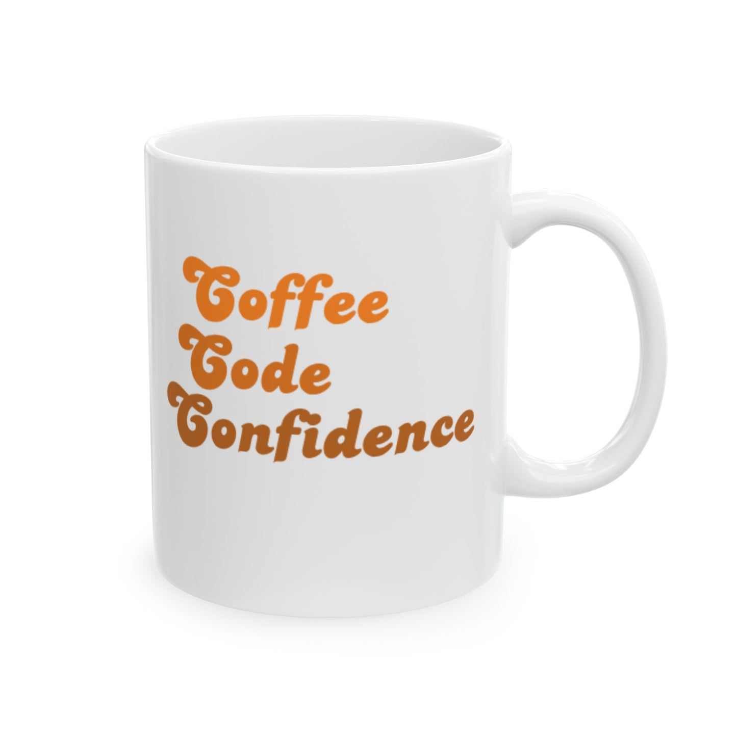 Coffee Code Confidence Ceramic Mug