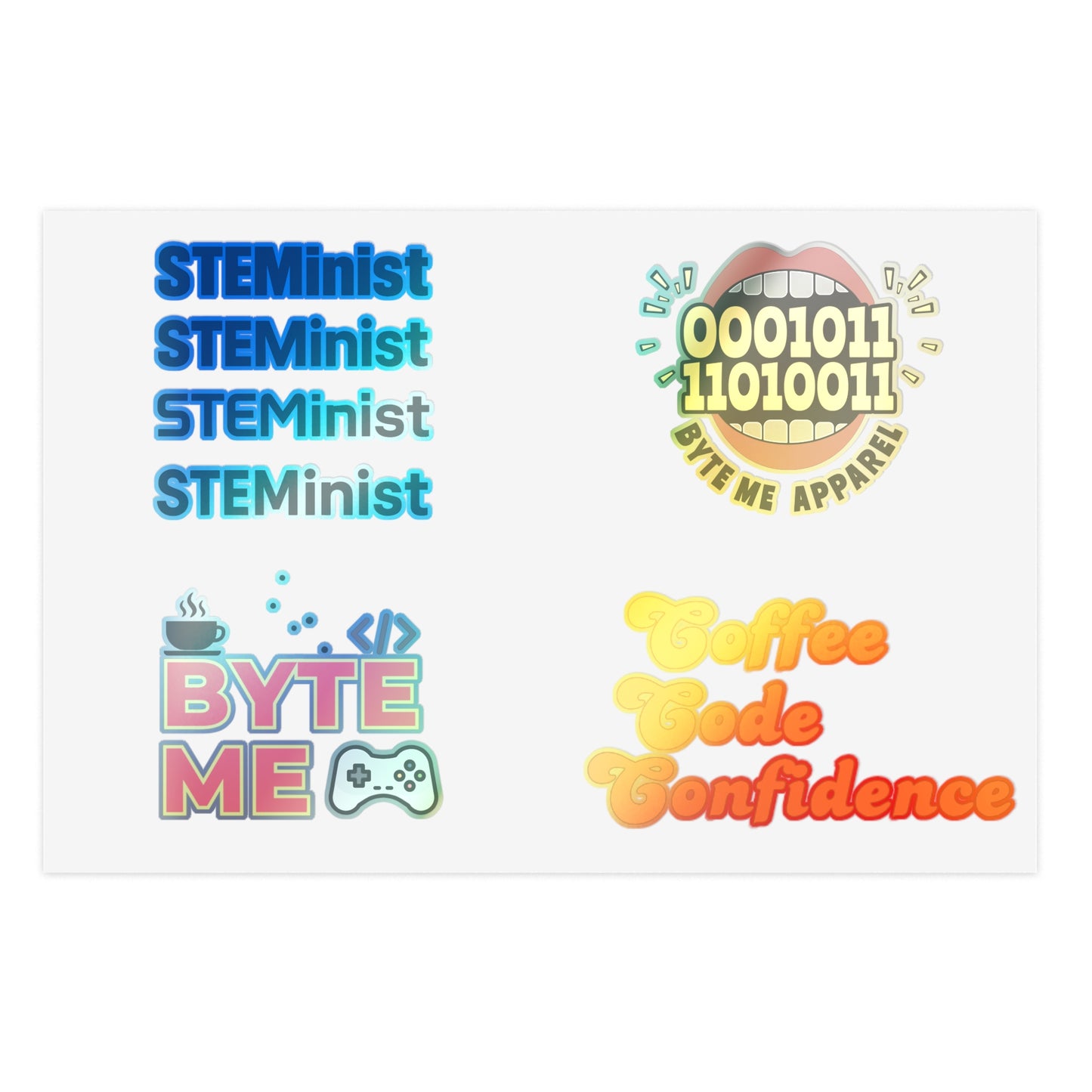 Sticker Sheets | Empowering Stickers for Tech Lovers